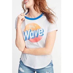 Old Navy Graphic Ringer Tee